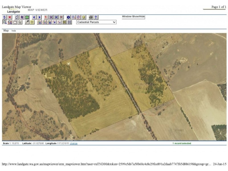 Lot 9606,  CUNDERDIN-QUAIRADING ROAD, Youndegin WA 6407