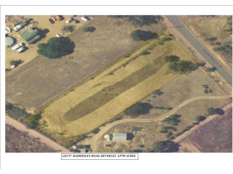 Lot 57, 57 HAMERSLEY ROAD, Beverley WA 6304