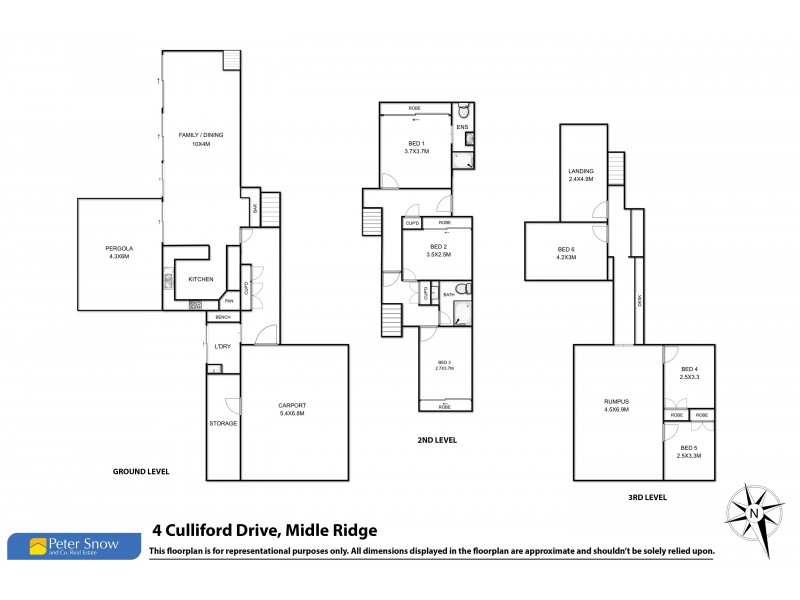 4 Culliford Drive, Middle Ridge QLD 4350 Floorplan