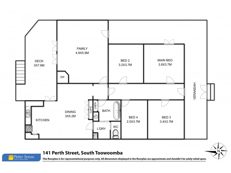 141 Perth Street, South Toowoomba QLD 4350 Floorplan