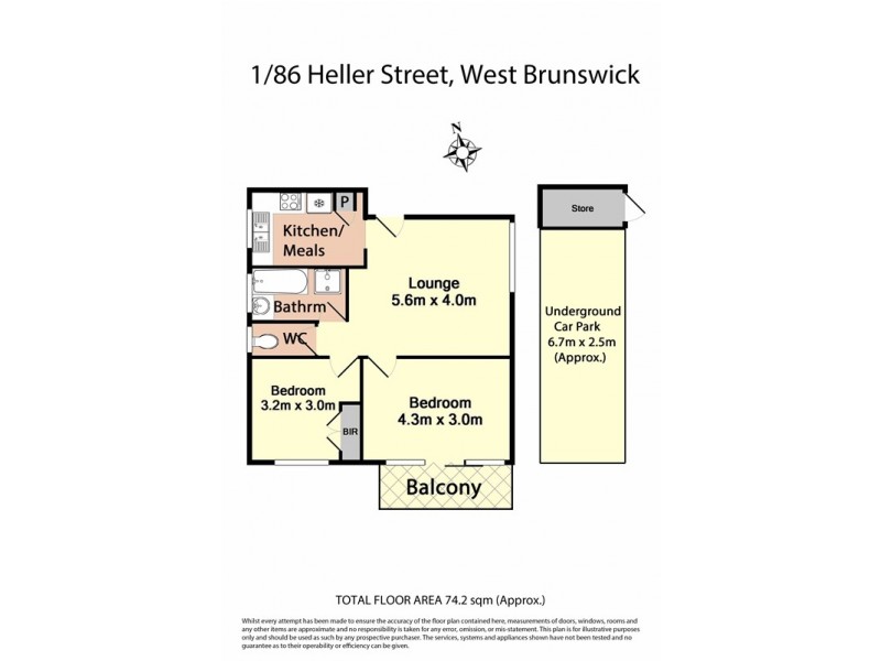 1/86 Heller Street, Brunswick West VIC 3055