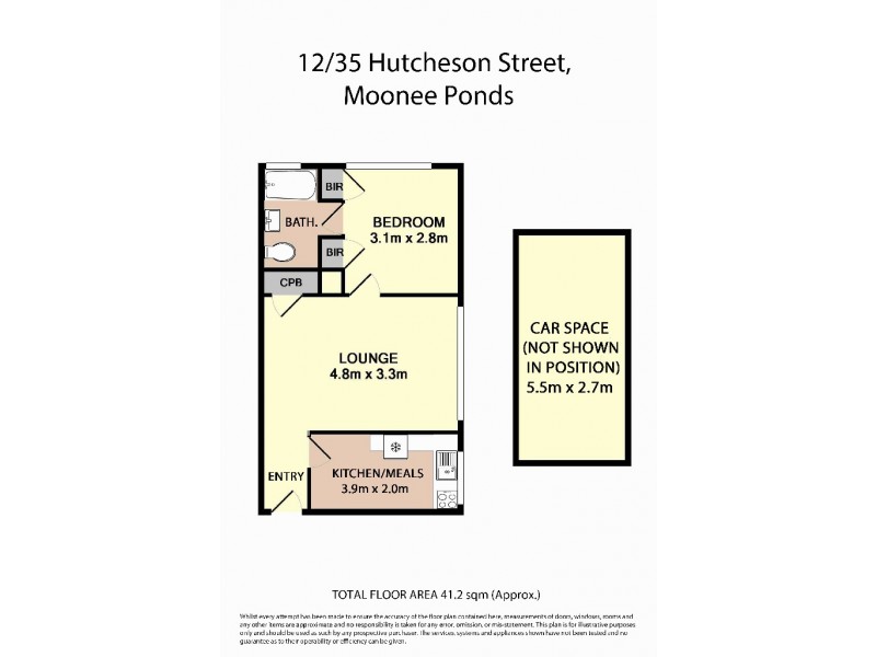12/35 Hutcheson Street, Moonee Ponds VIC 3039 Floorplan