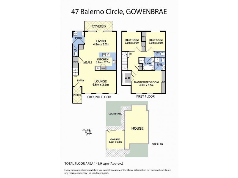 47 Balerno Circle, Gowanbrae VIC 3043 Floorplan