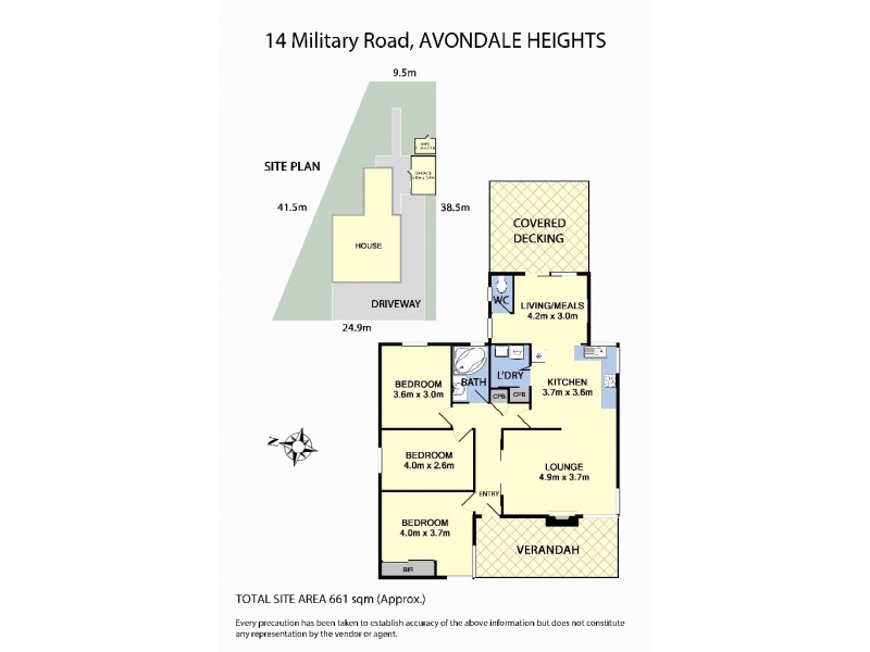 14 Military Road, Avondale Heights VIC 3034 Floorplan