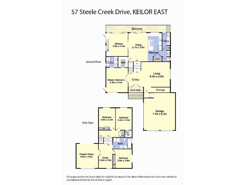 57 Steele Creek Drive, Keilor East VIC 3033 Floorplan