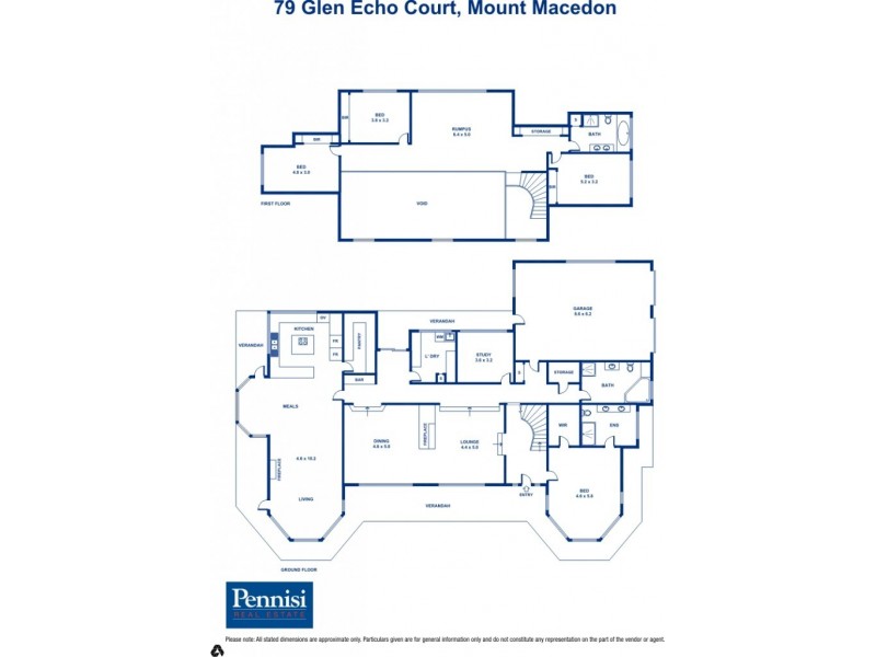 79 Glen Echo Court, Mount Macedon VIC 3441 Floorplan