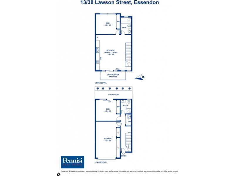 13/38 Lawson Street, Essendon VIC 3040 Floorplan