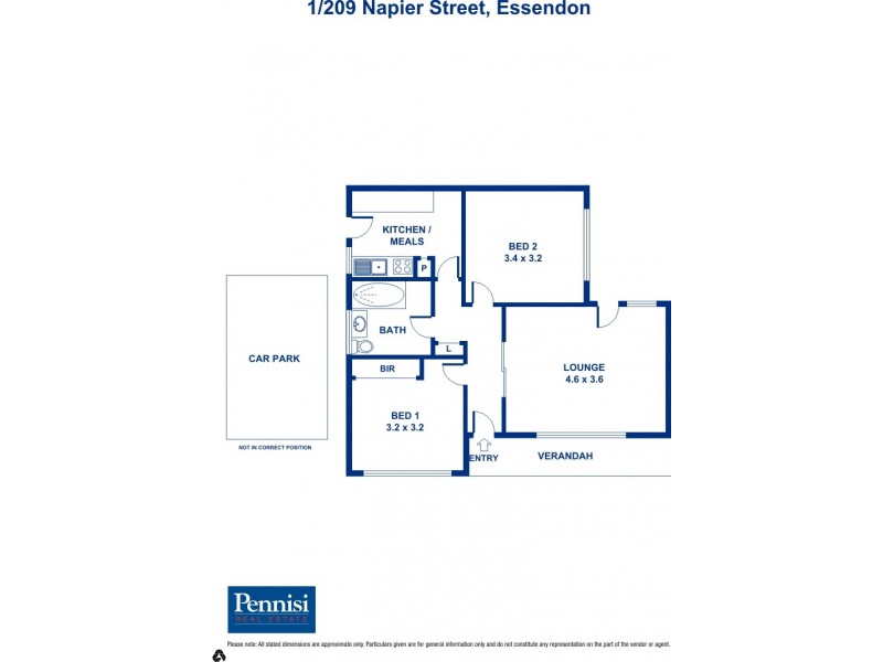 1/209 Napier Street, Essendon VIC 3040 Floorplan
