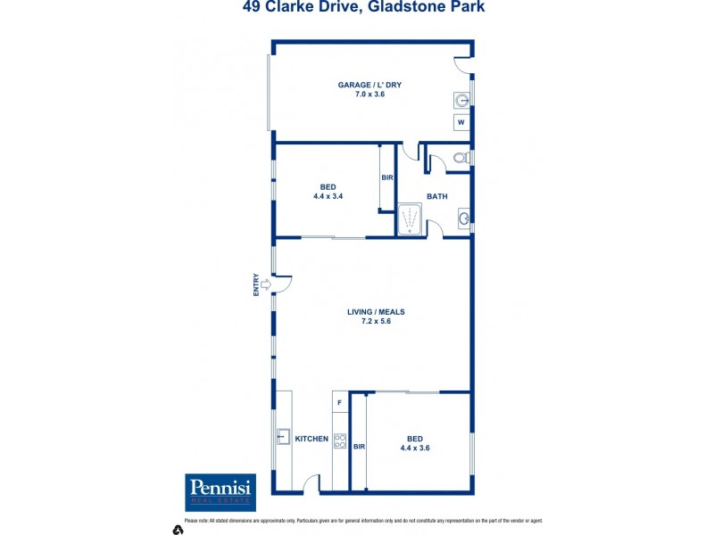 49 Clarke Drive, Gladstone Park VIC 3043 Floorplan