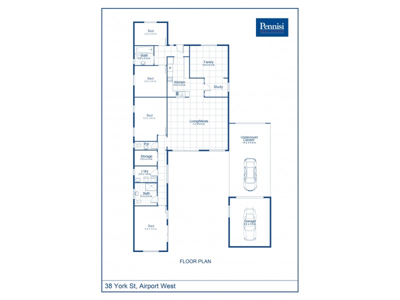 38 York Street, Airport West VIC 3042 Floorplan