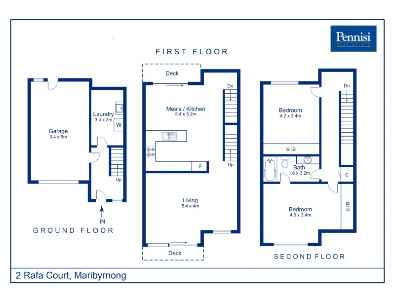 2 Rafa Court, Maribyrnong VIC 3032 Floorplan