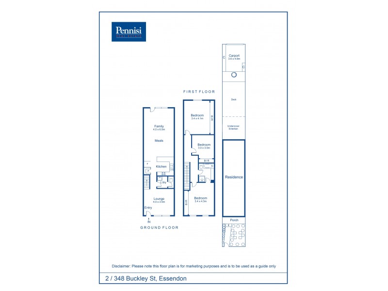 2/348 Buckley Street, Essendon VIC 3040 Floorplan