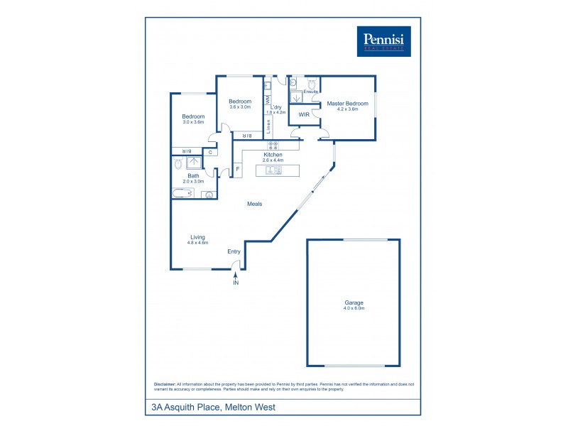 3A Asqith Place, Melton West VIC 3337 Floorplan