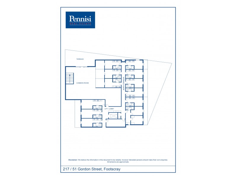 217/51 Gordon Street, Footscray VIC 3011 Floorplan