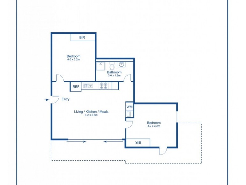 602/16 Anderson Street, West Melbourne VIC 3003 Floorplan