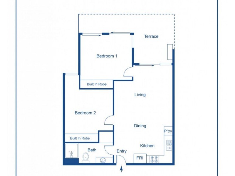 107/4 La Scala Avenue, Maribyrnong VIC 3032 Floorplan