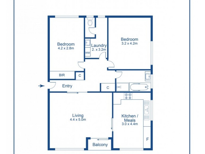 5/61 Primrose Street, Essendon VIC 3040 Floorplan