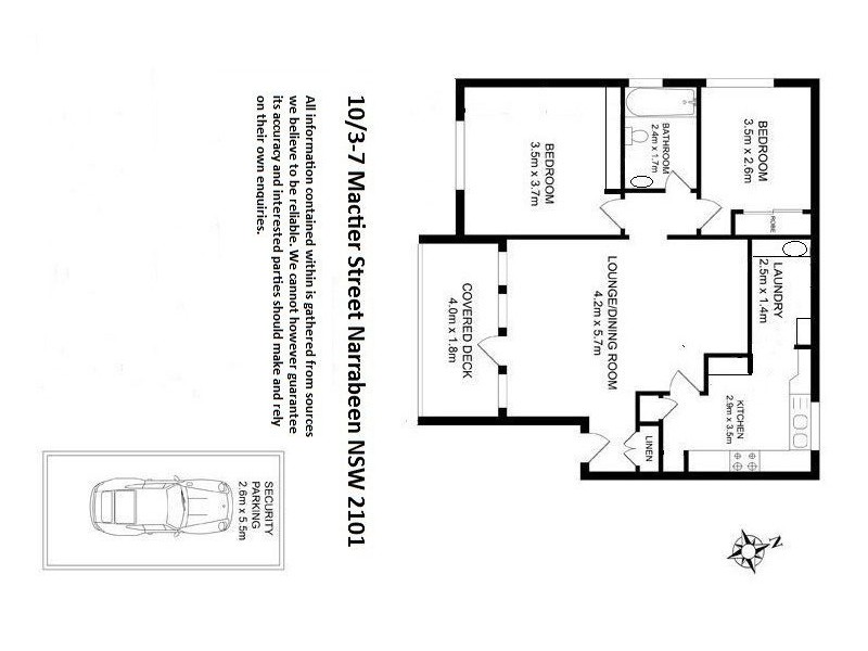 00/3-7 Mactier Street, Narrabeen NSW 2101 Floorplan