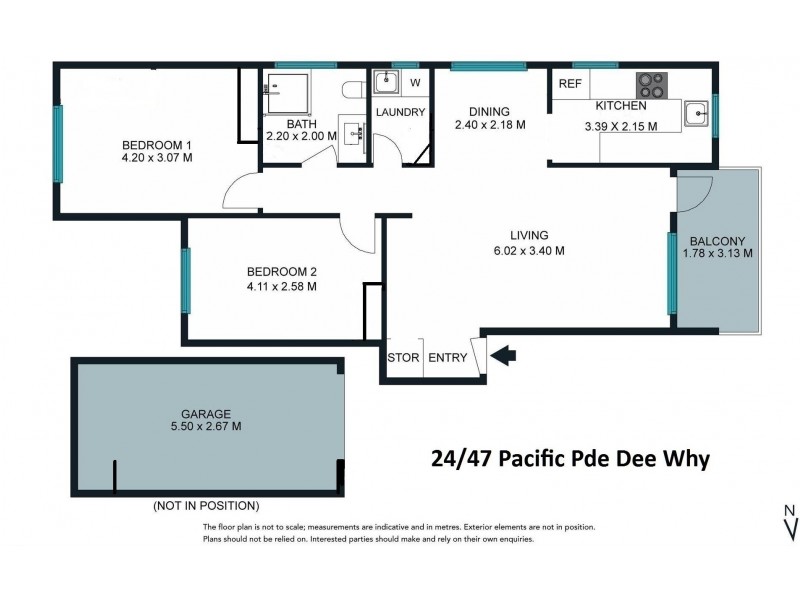 24/47-51 Pacific Parade, Dee Why NSW 2099 Floorplan