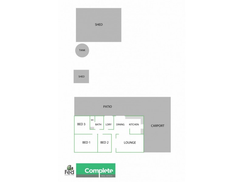 7 Wright Street., Tarpeena SA 5277 Floorplan