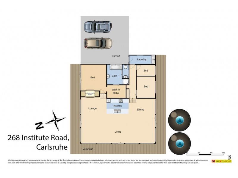 268 Institute Road, Carlsruhe VIC 3442 Floorplan