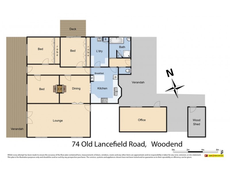 74 Old Lancefield Road, Woodend North VIC 3442 Floorplan