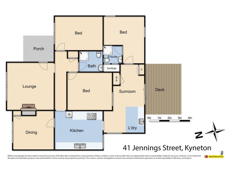 1/41 Jennings Street, Kyneton VIC 3444 Floorplan