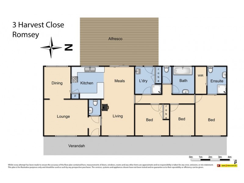 3 Harvest Close, Romsey VIC 3434 Floorplan