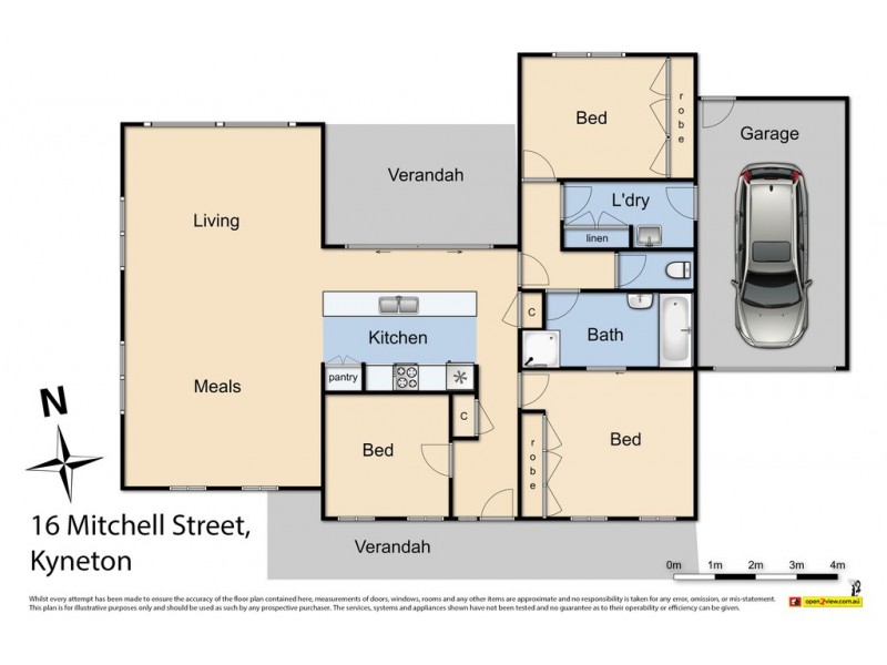 16 Mitchell Street, Kyneton VIC 3444 Floorplan