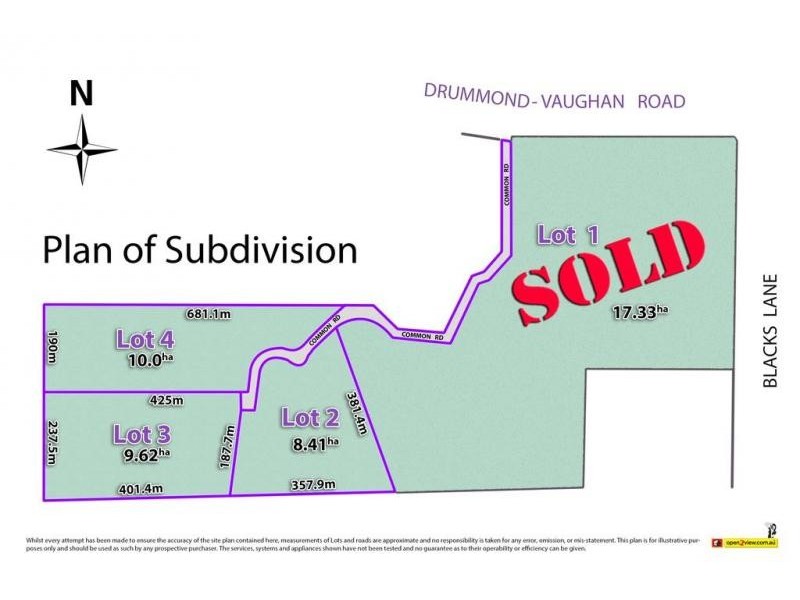 Lot 2, 501 Vaughan Springs Road, Drummond VIC 3461