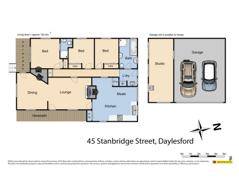 45 Stanbridge Street, Daylesford VIC 3460 Floorplan