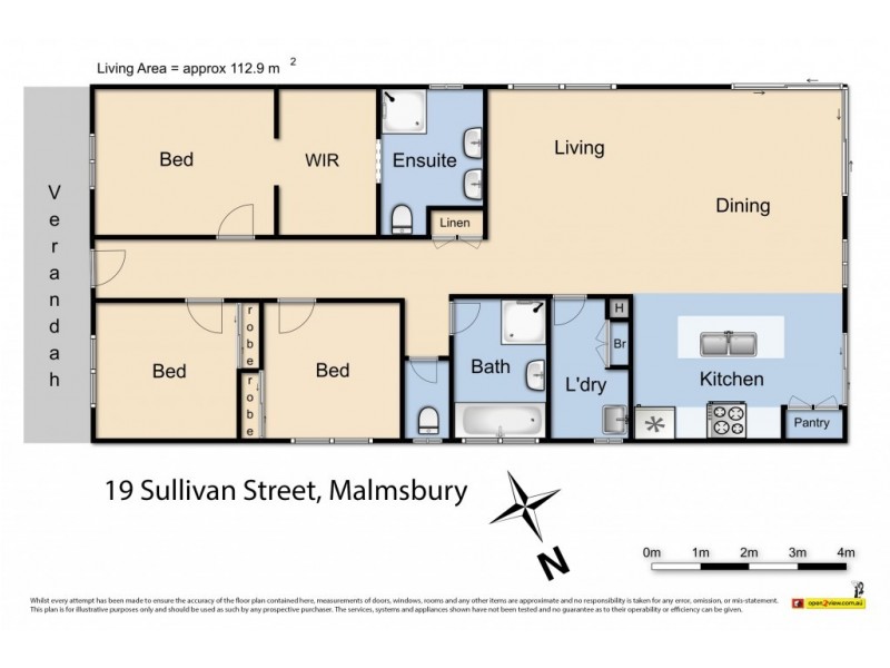 19 Sullivan Street, Malmsbury VIC 3446 Floorplan