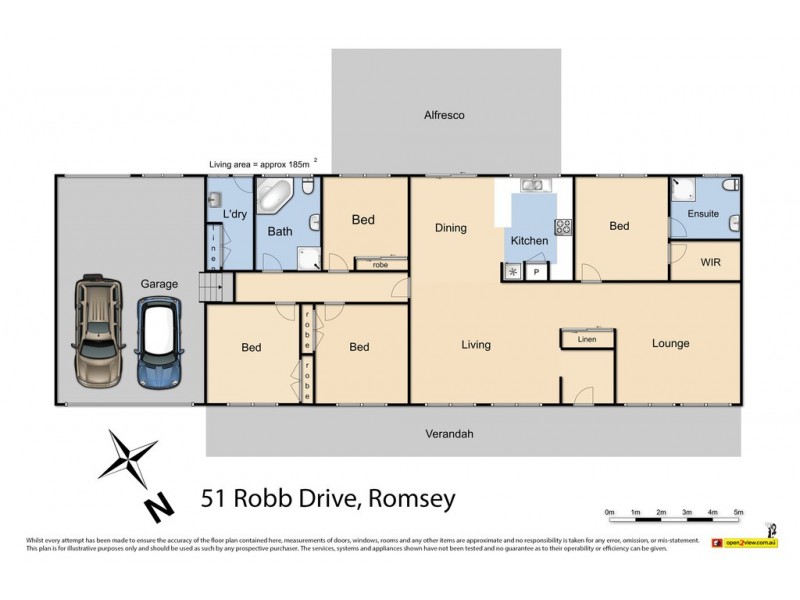 51 Robb Drive, Romsey VIC 3434 Floorplan