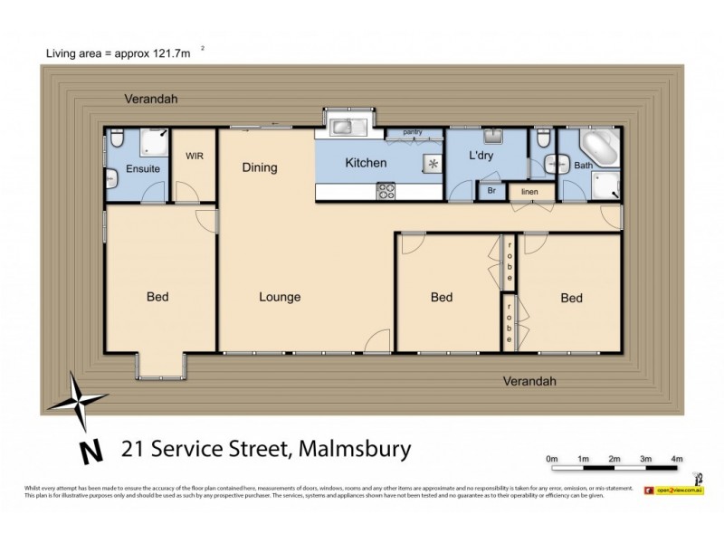 21 Service Street, Malmsbury VIC 3446 Floorplan