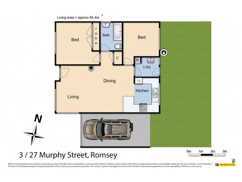 3/27 Murphy Street, Romsey VIC 3434 Floorplan