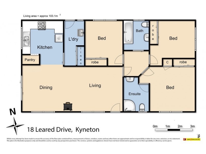 18 Leared Drive, Kyneton VIC 3444 Floorplan