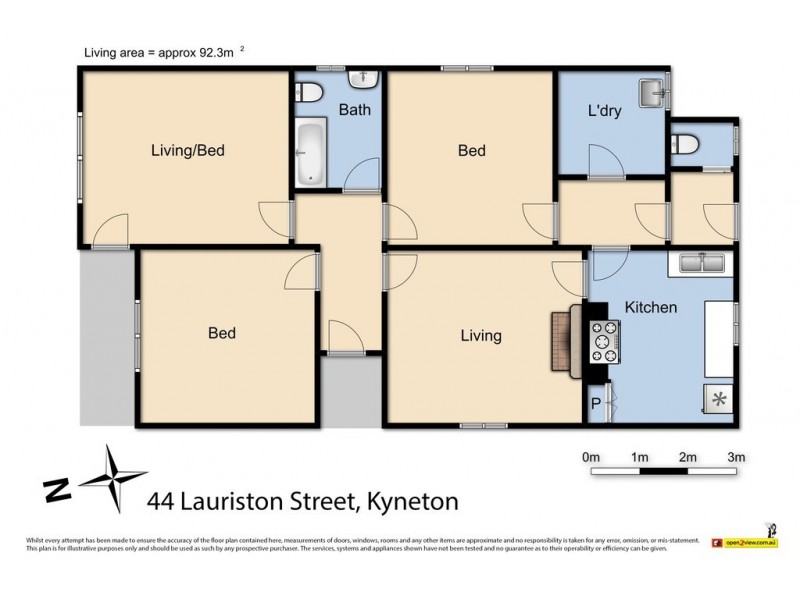 44 Lauriston Street, Kyneton VIC 3444 Floorplan