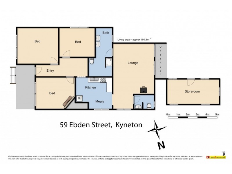 59 Ebden Street, Kyneton VIC 3444 Floorplan