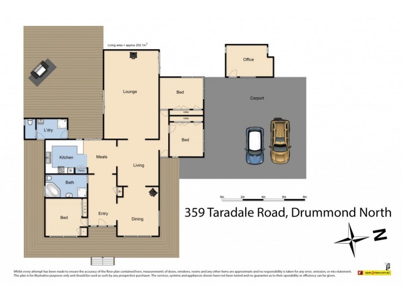 359 Taradale Road, Drummond North VIC 3446 Floorplan