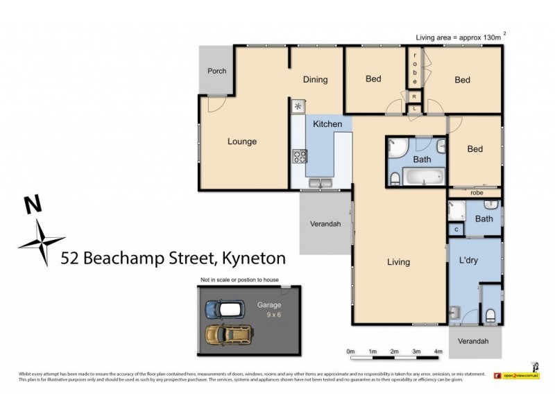 52 Beauchamp Street, Kyneton VIC 3444 Floorplan