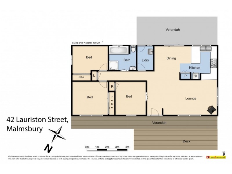 42 Lauriston Street, Malmsbury VIC 3446 Floorplan