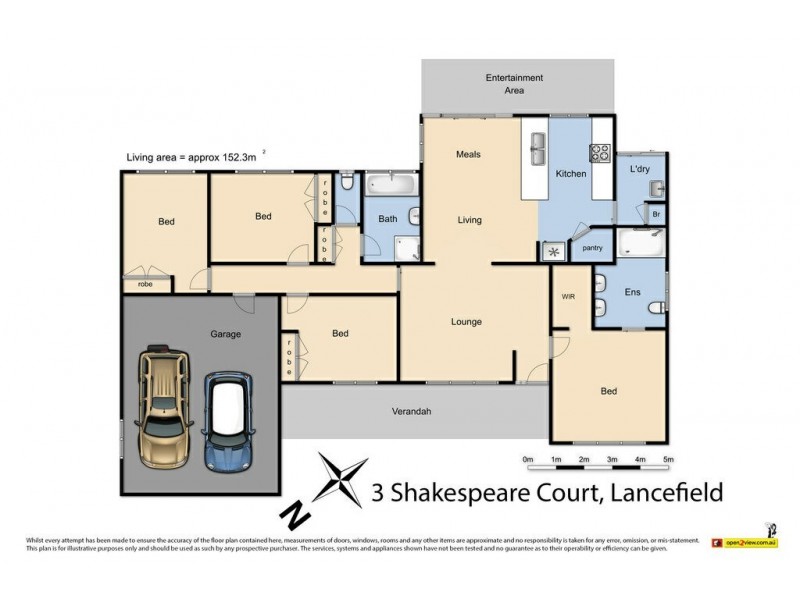 3 Shakespeare Court, Lancefield VIC 3435 Floorplan