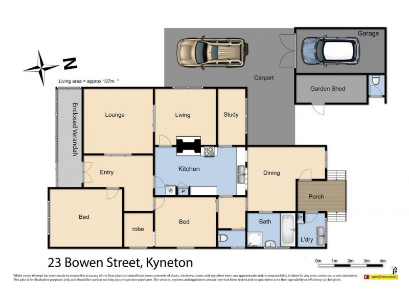 23 Bowen Street, Kyneton VIC 3444 Floorplan