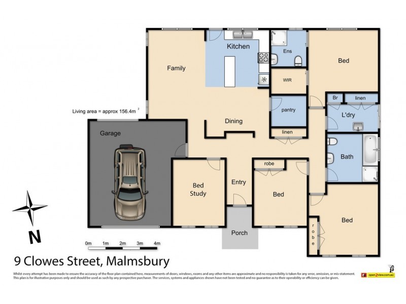 9 Clowes Street, Malmsbury VIC 3446 Floorplan