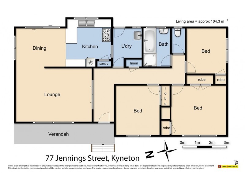 77 Jennings Street, Kyneton VIC 3444 Floorplan