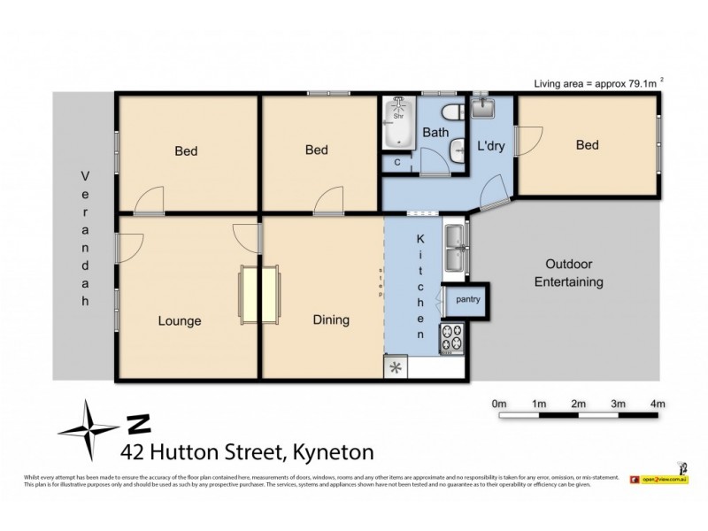 42 Hutton Street, Kyneton VIC 3444 Floorplan