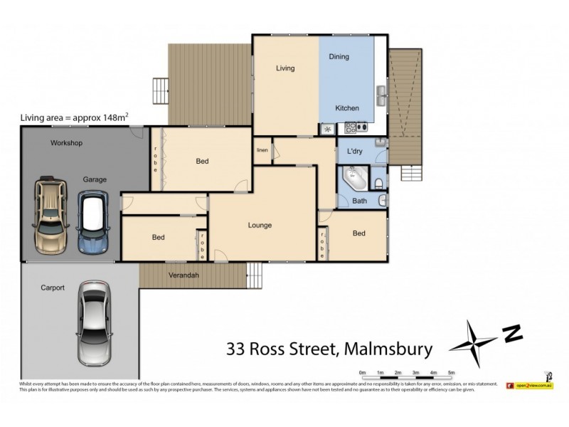 33 Ross Street, Malmsbury VIC 3446 Floorplan