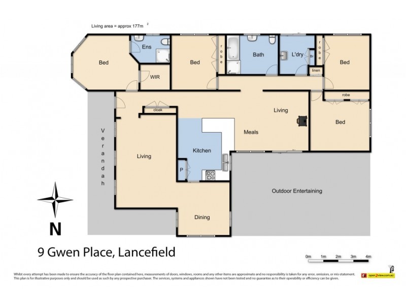 9 Gwen Close, Lancefield VIC 3435 Floorplan