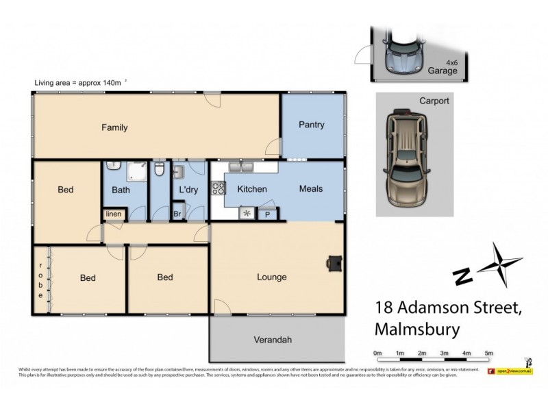 18 Adamson Street, Malmsbury VIC 3446 Floorplan