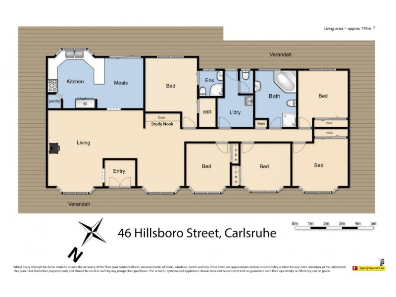 46 Hillsboro Street, Carlsruhe VIC 3442 Floorplan